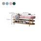 Glam 14.5" W Seating Bench Cushioned Shoe Storage Entryway and Bedroom Bench Clearhalo 'Benches' 'Chairs & Seating' 'furn' 'furn_benches' 'Furniture' 'Living Room Furniture' 6649934