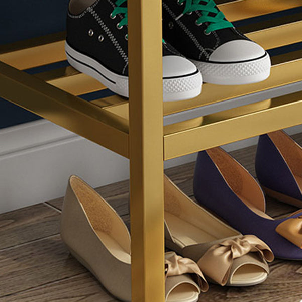 Glam 14" W Seating Bench Cushioned Rectangle Shoe Storage Entryway and Bedroom Bench Clearhalo 'Benches' 'Chairs & Seating' 'furn' 'furn_benches' 'Furniture' 'Living Room Furniture' 6649971