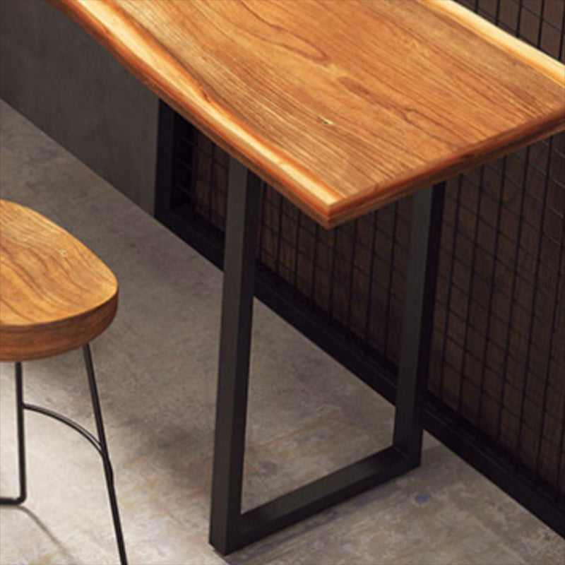 Solid Wood Counter Height Dining Table Rectangle Bar Dining Table Clearhalo 'Bar Furniture' 'Bar Tables' 'bar_tables' 'furn' 'furn_bar_tables' 'Furniture' 'Kitchen & Dining Furniture' 6650146