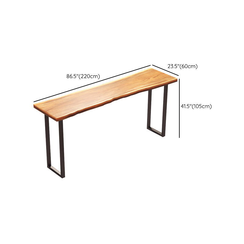 Solid Wood Counter Height Dining Table Rectangle Bar Dining Table Clearhalo 'Bar Furniture' 'Bar Tables' 'bar_tables' 'furn' 'furn_bar_tables' 'Furniture' 'Kitchen & Dining Furniture' 6650164