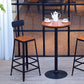 Industrial Style Bistro Bar Table Solid Wood Top Bar Table for Dining Room Clearhalo 'Bar Furniture' 'Bar Tables' 'bar_tables' 'furn' 'furn_bar_tables' 'Furniture' 'Kitchen & Dining Furniture' 6650322