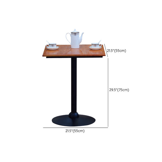Industrial Style Bistro Bar Table Solid Wood Top Bar Table for Dining Room Clearhalo 'Bar Furniture' 'Bar Tables' 'bar_tables' 'furn' 'furn_bar_tables' 'Furniture' 'Kitchen & Dining Furniture' 6650327