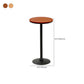 Industrial Style Bistro Bar Table Solid Wood Top Bar Table for Dining Room Clearhalo 'Bar Furniture' 'Bar Tables' 'bar_tables' 'furn' 'furn_bar_tables' 'Furniture' 'Kitchen & Dining Furniture' 6650328