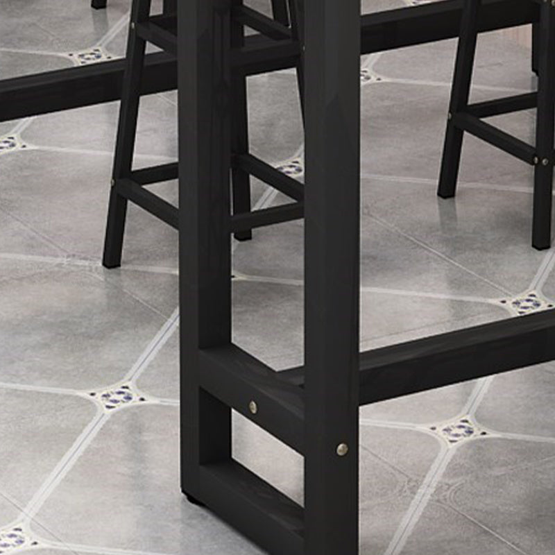 Modern Style Wood Bar Stool Table Rectangle Bar Table for Cafe and Breakroom Clearhalo 'Bar Furniture' 'Bar Tables' 'bar_tables' 'furn' 'furn_bar_tables' 'Furniture' 'Kitchen & Dining Furniture' 6650340