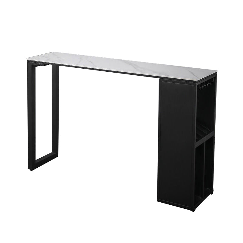 Sintered Stone Bar Table Rectangle Dining Table for Kitchen Living Room Coffee Room Clearhalo 'Bar Furniture' 'Bar Tables' 'bar_tables' 'furn' 'furn_bar_tables' 'Furniture' 'Kitchen & Dining Furniture' 6650373