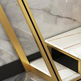 Moderne Rechteck -Bar Höhe Tischstein Bar Esstisch für Wohnzimmer