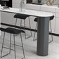 Mesa de comedor de barra de piedra de forma libre, mesa de Pub moderna con altura de barra para sala de estar