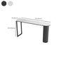 Mesa de comedor de barra de piedra de forma libre, mesa de Pub moderna con altura de barra para sala de estar