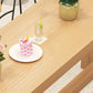 Contemporary Solid Wood Bar Dining Table Trestle Base Bar Table in Natural Clearhalo 'Bar Furniture' 'Bar Tables' 'bar_tables' 'furn' 'furn_bar_tables' 'Furniture' 'Kitchen & Dining Furniture' 6650591