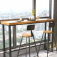 Industrial Rectangle Bar Table Solid Wood Top Bar Table with Trestle Base Clearhalo 'Bar Furniture' 'Bar Tables' 'bar_tables' 'furn' 'furn_bar_tables' 'Furniture' 'Kitchen & Dining Furniture' 6650622