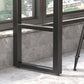 Industrial Rectangle Bar Table Solid Wood Top Bar Table with Trestle Base Clearhalo 'Bar Furniture' 'Bar Tables' 'bar_tables' 'furn' 'furn_bar_tables' 'Furniture' 'Kitchen & Dining Furniture' 6650626