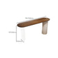Contemporary Double Pedestal Bar Dining Table Solid Wood Dining Table Clearhalo 'Bar Furniture' 'Bar Tables' 'bar_tables' 'furn' 'furn_bar_tables' 'Furniture' 'Kitchen & Dining Furniture' 6650691