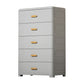 Modern Bedroom Matte Finish Cabinet Plastic Non-Hanging Armoire