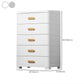 Modern Bedroom Matte Finish Cabinet Plastic Non-Hanging Armoire