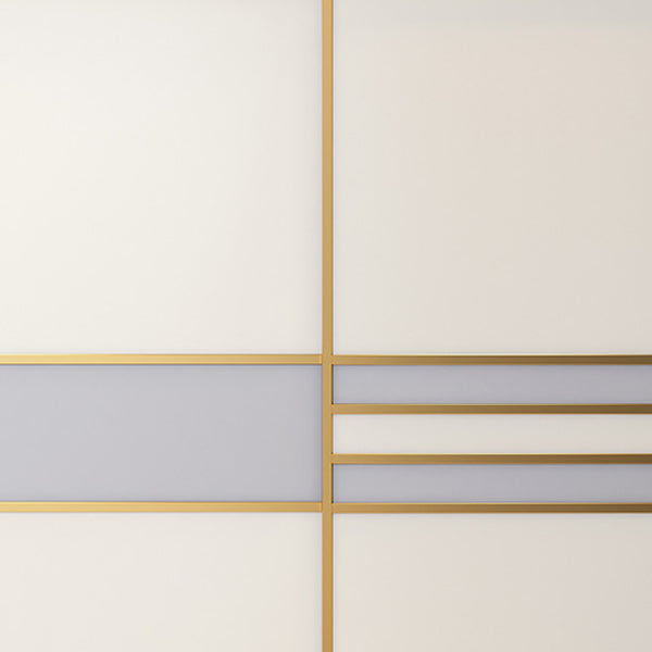 Engineered Wood Wardrobe Armoire with Garment Rod Modern Wardrobe Cabinet