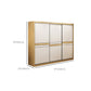 Engineered Wood Wardrobe Armoire with Garment Rod Modern Wardrobe Cabinet