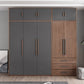 Hinged Wardrobe Cabinet Contemporary Wardrobe Closet with Garment Rod Clearhalo 'Armoires & Wardrobes' 'armoires_wardrobes' 'Bedroom Furniture' 'furn' 'furn_armoires_wardrobes' 'Furniture' 6651317