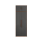 Hinged Wardrobe Cabinet Contemporary Wardrobe Closet with Garment Rod 31"L x 20"W x 79"H Armories & Top Cabinet Clearhalo 'Armoires & Wardrobes' 'armoires_wardrobes' 'Bedroom Furniture' 'furn' 'furn_armoires_wardrobes' 'Furniture' 6651321