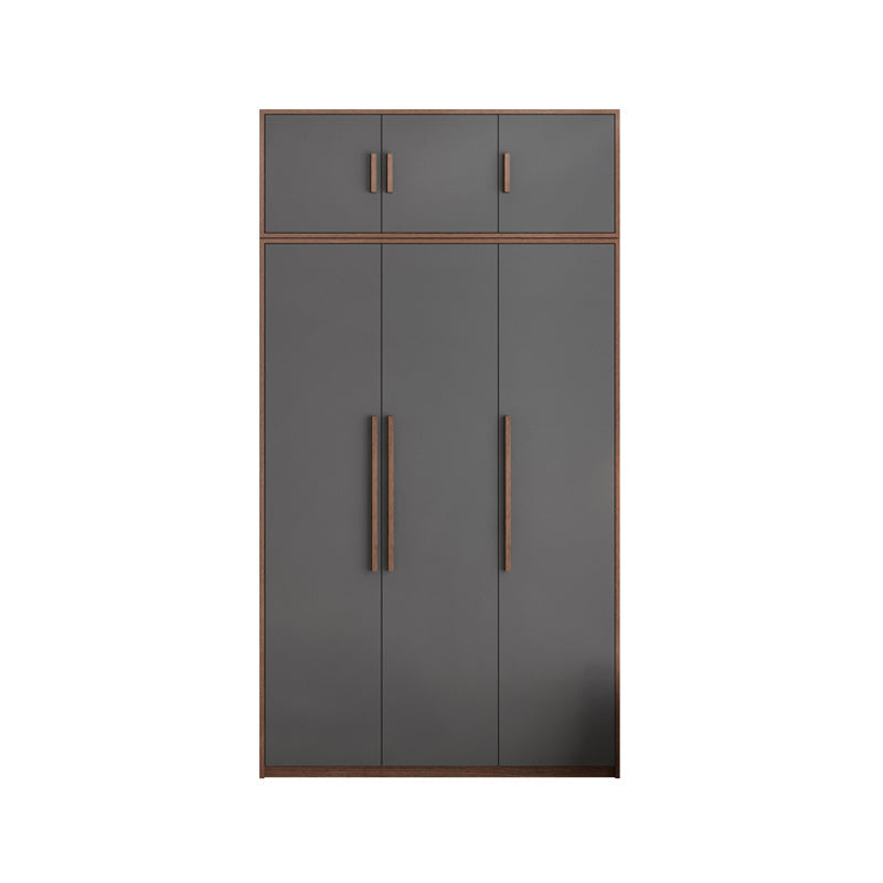 Hinged Wardrobe Cabinet Contemporary Wardrobe Closet with Garment Rod 47"L x 20"W x 79"H Armories & Top Cabinet Clearhalo 'Armoires & Wardrobes' 'armoires_wardrobes' 'Bedroom Furniture' 'furn' 'furn_armoires_wardrobes' 'Furniture' 6651323