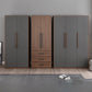 Hinged Wardrobe Cabinet Contemporary Wardrobe Closet with Garment Rod Clearhalo 'Armoires & Wardrobes' 'armoires_wardrobes' 'Bedroom Furniture' 'furn' 'furn_armoires_wardrobes' 'Furniture' 6651324