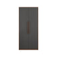 Hinged Wardrobe Cabinet Contemporary Wardrobe Closet with Garment Rod 31"L x 20"W x 79"H Armoires & Wardrobes Clearhalo 'Armoires & Wardrobes' 'armoires_wardrobes' 'Bedroom Furniture' 'furn' 'furn_armoires_wardrobes' 'Furniture' 6651325