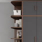Hinged Wardrobe Cabinet Contemporary Wardrobe Closet with Garment Rod Clearhalo 'Armoires & Wardrobes' 'armoires_wardrobes' 'Bedroom Furniture' 'furn' 'furn_armoires_wardrobes' 'Furniture' 6651328