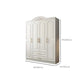 French Country Wardrobe Armoire White Wooden Wardrobe Cabinet Clearhalo 'Armoires & Wardrobes' 'armoires_wardrobes' 'Bedroom Furniture' 'furn' 'furn_armoires_wardrobes' 'Furniture' 6651351
