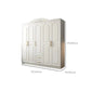 French Country Wardrobe Armoire White Wooden Wardrobe Cabinet Clearhalo 'Armoires & Wardrobes' 'armoires_wardrobes' 'Bedroom Furniture' 'furn' 'furn_armoires_wardrobes' 'Furniture' 6651352