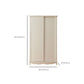 Wooden Wardrobe Cabinet White Wardrobe Closet with Garment Rod