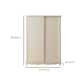 Wooden Wardrobe Cabinet White Wardrobe Closet with Garment Rod