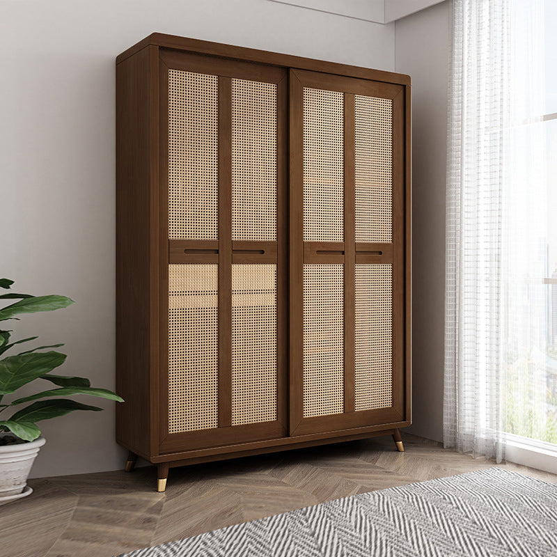 Armoire de garde-robe en caoutchouc armoire de garde-robe contemporaine avec étagères