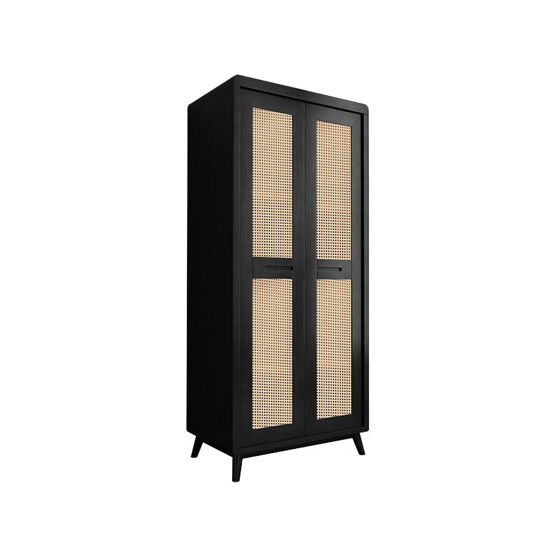 Armoire de garde-robe en caoutchouc armoire de garde-robe contemporaine avec étagères