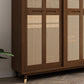 Armoire de garde-robe en caoutchouc armoire de garde-robe contemporaine avec étagères