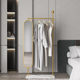 Gorgeous Coat Hanger Mirror Included Metal Coat Rack for Living Room Clearhalo 'Entry & Mudroom Furniture' 'furn' 'furn_hall_tree_coat_racks' 'Furniture' 'Hall Trees & Coat Racks' 'hall_tree_coat_racks' 6651433