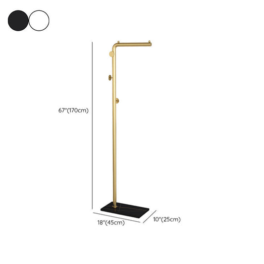 Wunderschöne Kleiderregal -Kleiderhaken goldener Metalltrack für Schlafzimmer