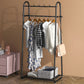 Glam Coat Rack Metal Framed Hanging Rail and Lower Shelf Coat Hanger Clearhalo 'Entry & Mudroom Furniture' 'furn' 'furn_hall_tree_coat_racks' 'Furniture' 'Hall Trees & Coat Racks' 'hall_tree_coat_racks' 6651522