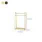Glam Coat Rack Metal Framed Hanging Rail and Lower Shelf Coat Hanger Clearhalo 'Entry & Mudroom Furniture' 'furn' 'furn_hall_tree_coat_racks' 'Furniture' 'Hall Trees & Coat Racks' 'hall_tree_coat_racks' 6651537