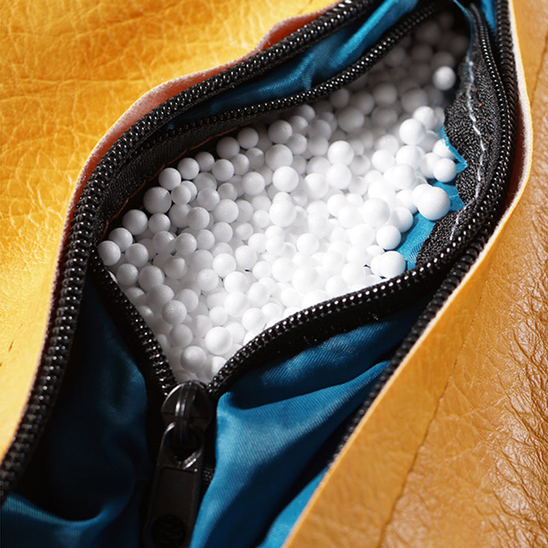 Modern Square Pouf Leather Water Resistant Pouf for Living Room Clearhalo 'furn' 'furn_ottomans_poufs' 'Furniture' 'Living Room Furniture' 'Ottomans & Poufs' 'ottomans_poufs' 6651702