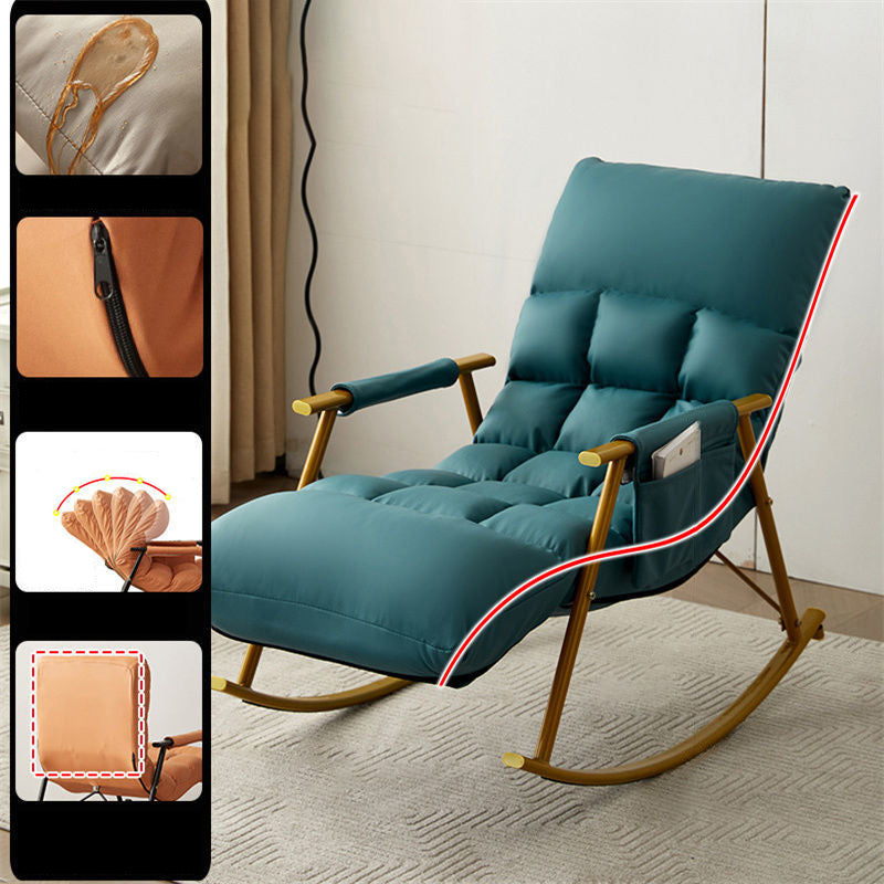 Chaise à bascule de canapé unique de style contemporain simple chaise à bascule intérieure