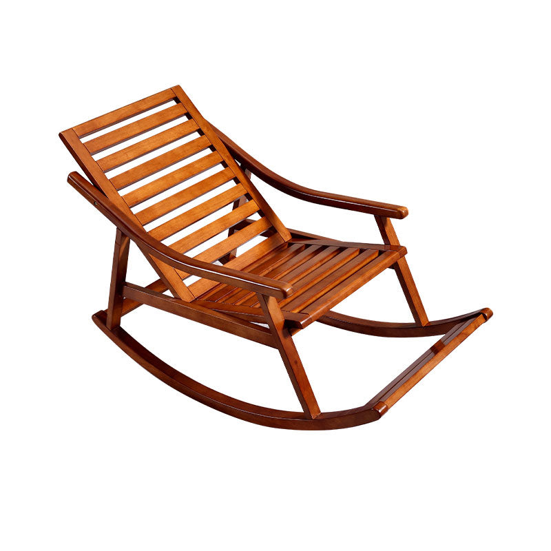 Modern Rocker Chair Solid Wood Frame Spindle Rocker Chair for Living Room Yellow Clearhalo 'Chairs & Seating' 'furn' 'furn_rocking_chairs' 'Furniture' 'Living Room Furniture' 'Rocking Chairs' 'rocking_chairs' 6651919