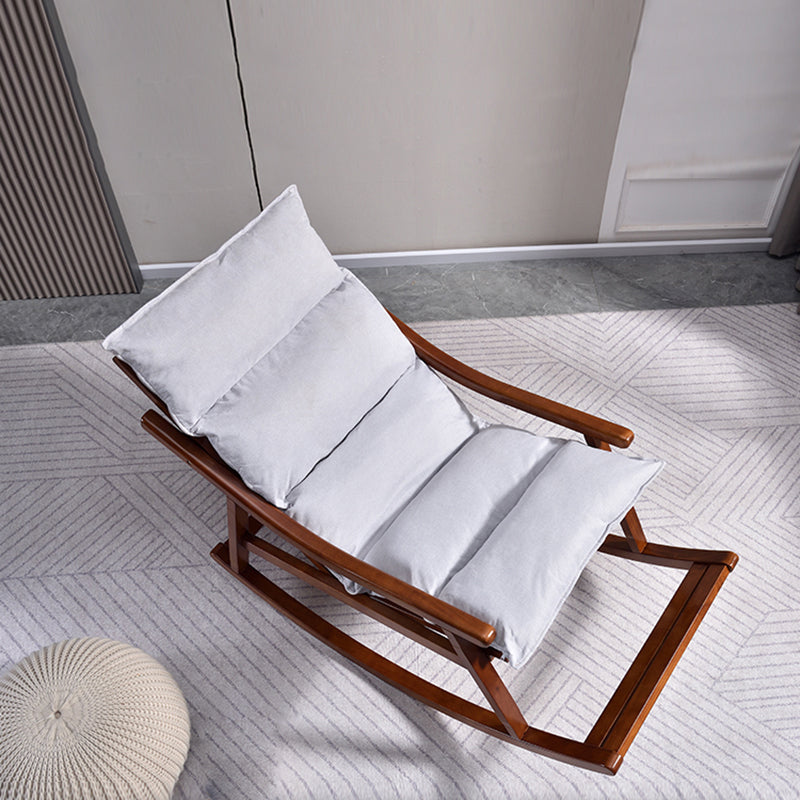 Modern Rocker Chair Solid Wood Frame Spindle Rocker Chair for Living Room Clearhalo 'Chairs & Seating' 'furn' 'furn_rocking_chairs' 'Furniture' 'Living Room Furniture' 'Rocking Chairs' 'rocking_chairs' 6651924