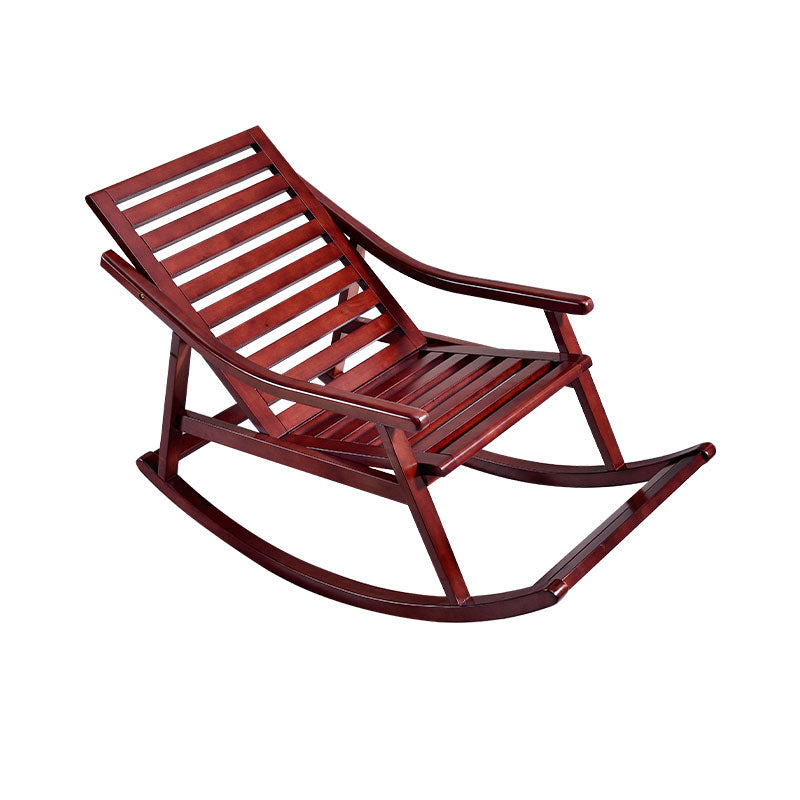 Modern Rocker Chair Solid Wood Frame Spindle Rocker Chair for Living Room Red Clearhalo 'Chairs & Seating' 'furn' 'furn_rocking_chairs' 'Furniture' 'Living Room Furniture' 'Rocking Chairs' 'rocking_chairs' 6651927