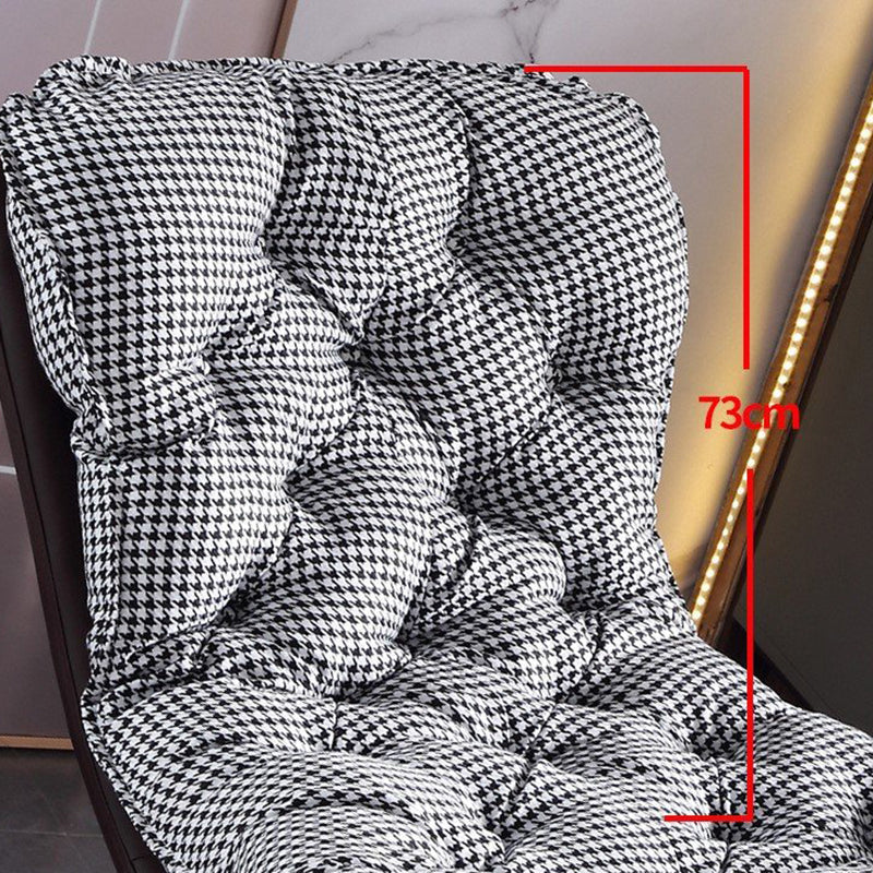 Modern Rocker Chair Metal Frame Friction Resistant Upholstered Rocker Chair