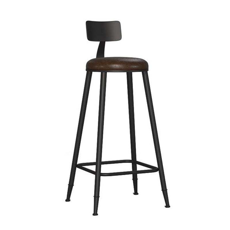 Industrial Bar Table Set 1/7 Pieces Solid Wood Rectangle Table and Stool Set Brown 29"H Stool (Single) Clearhalo 'Bar Furniture' 'furn' 'furn_home_bar_bar_sets' 'Furniture' 'Home Bars & Bar Sets' 'home_bar_bar_sets' 'Kitchen & Dining Furniture' 6652014
