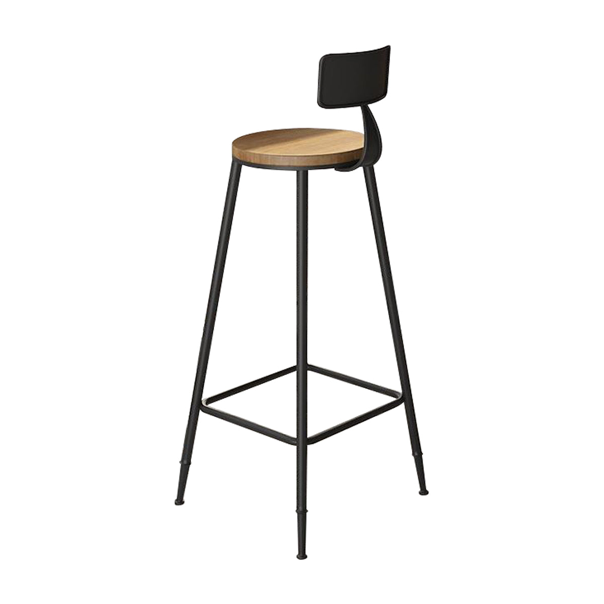 Industrial Bar Table Set 1/7 Pieces Solid Wood Rectangle Table and Stool Set Wood 29"H Stool (Single) Clearhalo 'Bar Furniture' 'furn' 'furn_home_bar_bar_sets' 'Furniture' 'Home Bars & Bar Sets' 'home_bar_bar_sets' 'Kitchen & Dining Furniture' 6652015