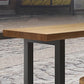 Industrial Bar Table Set 1/7 Pieces Solid Wood Rectangle Table and Stool Set Clearhalo 'Bar Furniture' 'furn' 'furn_home_bar_bar_sets' 'Furniture' 'Home Bars & Bar Sets' 'home_bar_bar_sets' 'Kitchen & Dining Furniture' 6652022