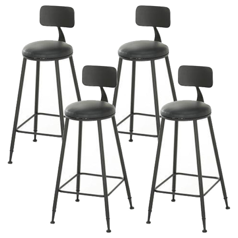 Contemporary Solid Wood Bar Set 1/4/5/9 Pieces Rectangle Pub Dining Set for Indoor Black 30"H Stools (Set of 4) Clearhalo 'Bar Furniture' 'furn' 'furn_home_bar_bar_sets' 'Furniture' 'Home Bars & Bar Sets' 'home_bar_bar_sets' 'Kitchen & Dining Furniture' 6652062