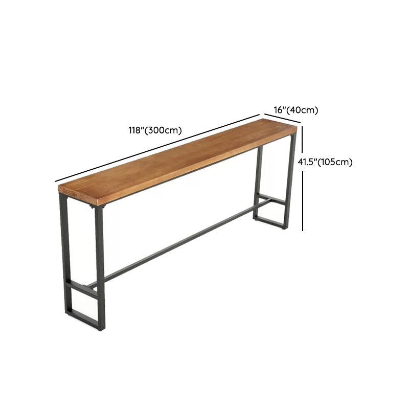 Contemporary Solid Wood Bar Set 1/4/5/9 Pieces Rectangle Pub Dining Set for Indoor Clearhalo 'Bar Furniture' 'furn' 'furn_home_bar_bar_sets' 'Furniture' 'Home Bars & Bar Sets' 'home_bar_bar_sets' 'Kitchen & Dining Furniture' 6652077