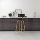 Ensemble de salle à manger de pub en faux marbre, ensemble de pub à hauteur de comptoir 1/4 pièces