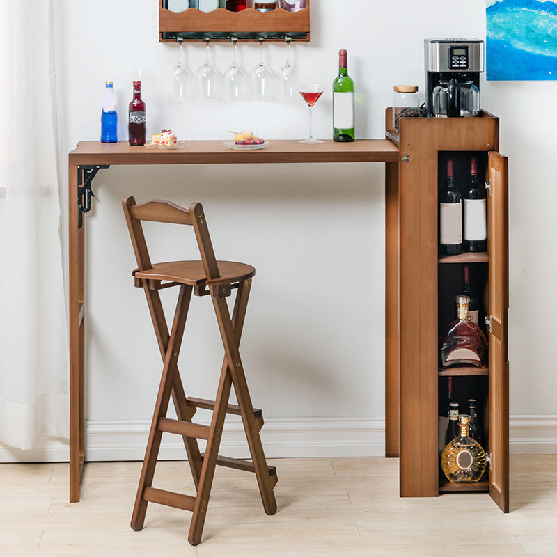 Contemporary Bar Table Set 1/2/3 Pieces Counter Height Pub Set 2 Pieces: Table, 1 Stool Clearhalo 'Bar Furniture' 'furn' 'furn_home_bar_bar_sets' 'Furniture' 'Home Bars & Bar Sets' 'home_bar_bar_sets' 'Kitchen & Dining Furniture' 6652161